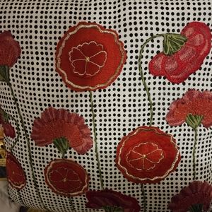 Mackenzie Childs décor pillow.